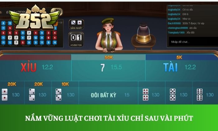Nắm vững luật chơi Tài Xỉu chỉ sau vài phút
